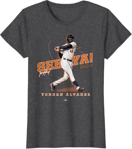 Vista 3 de See Ya! Camiseta Yordan Alvarez Houston MLBPA, Negro