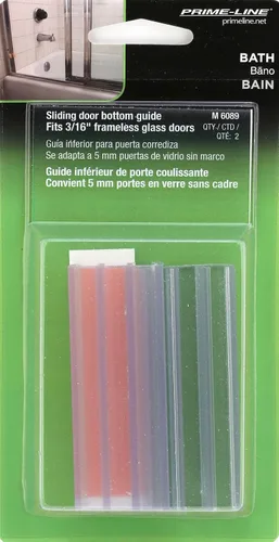 Vista 4 de Prime-Line M 6089 - Guía inferior de nailon para puerta de ducha (paquete de 2)