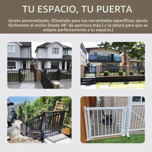 Vista 3 de MOUNTWEST - Kit de puerta de cubierta de aluminio ajustable – Recorte para adaptarse a aberturas de 10 a 48 pulgadas de ancho y 8 a 42 pulgadas