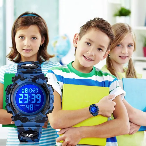 Vista 5 de ATIMO Reloj deportivo digital para niños, regalos para niños