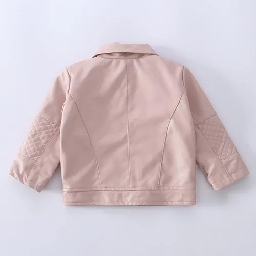 Vista 6 de Chaquetas de piel sintética para niños y niñas pequeños, abrigo de otoño e invierno para niñas
