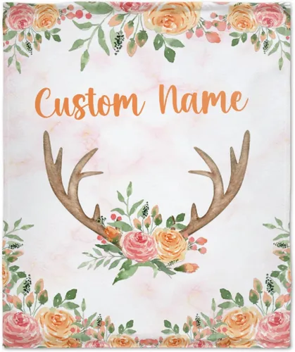 Vista 66 de Manta personalizada con nombre, suave, acogedora y ligera, con nombre para sofá o cama, regalo personalizado, unisex, tamaño XS, 40 x 30 pulgadas