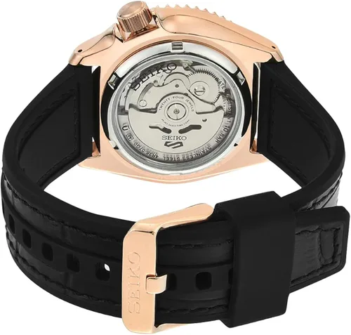 Vista 4 de Seiko 5 SRPD76K1 Reloj para hombre automático acero, Negro -, Deportivo
