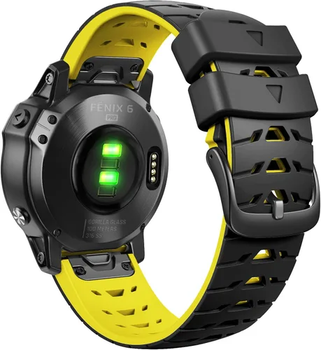 Vista 8 de Para Garmin Fenix 5/5 Plus, Fenix 6/6 Pro, Fenix 7, Forerunner 935/945, Instinct/Approach S62, repuesto de correa de reloj de silicona suave