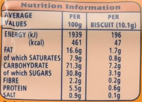 Vista 2 de Nuez de jengibre McVitie's 250G (paquete de 3) Embalado para Zuvo