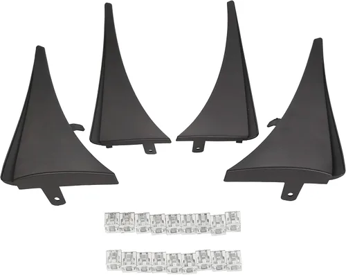 Vista 5 de ECOTRIC Juego de 4 protectores contra salpicaduras delanteros y traseros para Chevrolet Corvette C7 Stingray 2014-2019 Corvette C7 Stingray