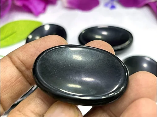 Vista 7 de GEMSCITE 5 piedras preciosas naturales, piedras para la preocupación del pulgar, cristal curativo de reiki, piedra de palma de bolsillo de energía