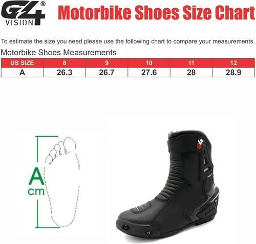 Vista 3 de Zapatos de moto de cuero real de alta tecnología para hombre, para motocicleta, carreras de deportes de motor, Negro