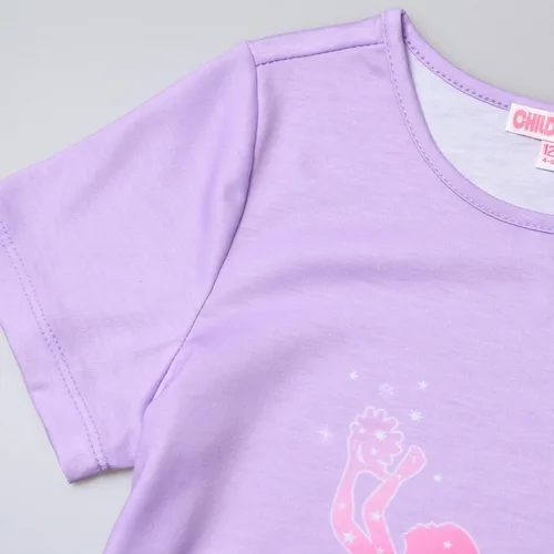 Vista 3 de CHILDRENSTAR Conjuntos de pijama para niñas y niños, pijama de verano de algodón de manga corta