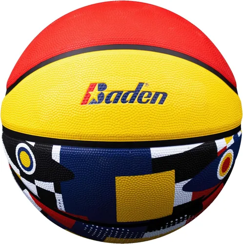 Vista 8 de Baden Lienzo Legend Court Diseño creativo de baloncesto de goma para exteriores Tamaño para jóvenes y adultos 5,6,7