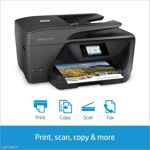Vista 7 de HP OfficeJet Pro 6978 Impresora inalámbrica todo en uno, tinta instantánea, funciona con Alexa (T0F29A)