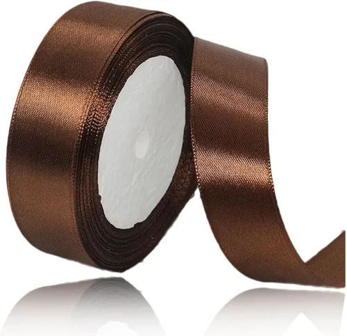 Vista 183 de Cinta beige de 1-1/2 pulgadas x 25 yardas, cinta de satén de tela de color sólido para envolver regalos, manualidades, ramos de novia, coronas