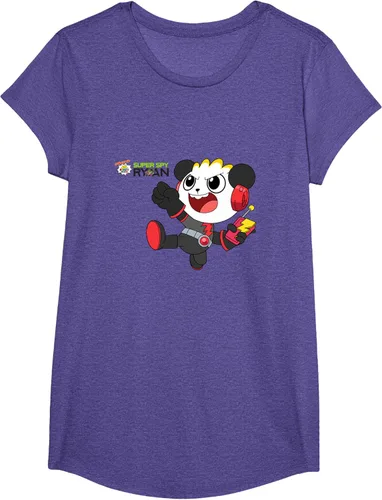 Vista 19 de Ryan's World Super Spy Combo Panda Camiseta, gris, S Asfalto