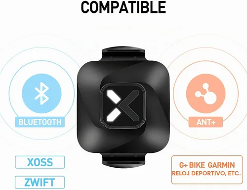 Vista 6 de XOSS G+ Gen2 - Computadora GPS para bicicleta, ANT+y Bluetooth, sensor