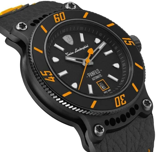 Vista 3 de Tonino Lamborghini Panfilo Reloj Automático Naranja TLF-T03-3