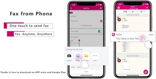 Vista 2 de Fax de la máquina de fax sin papel CimFAX B5 de PC/Mobile Fax2email Servidor de fax todo en uno 10 usuarios