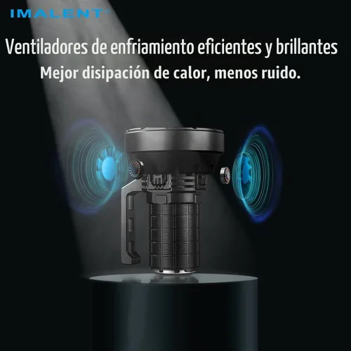 Vista 6 de IMALENT SR16 Linterna de largo alcance 55,000 lúmenes 5,627 pies Foco LED