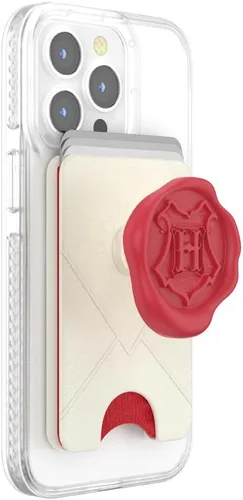 Vista 30 de PopSockets Cartera adhesiva para teléfono y tarjetero con agarre, púrpura - Aura