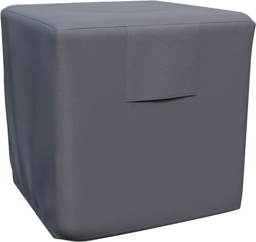 Vista 9 de AKEfit Cubierta de Aire Acondicionado para Exterior, Impermeable de Servicio Pesado, Defensor de AC con Tela Oxford Duradera, Protector de AC Negro