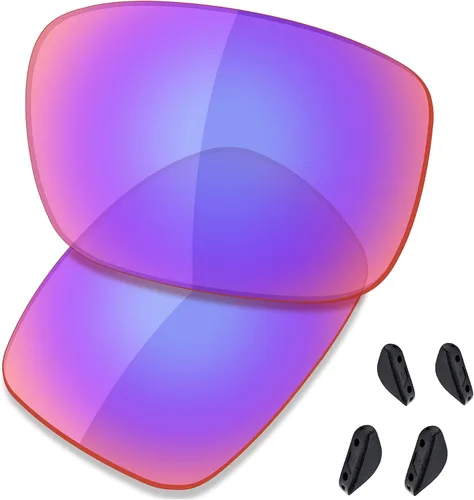 Vista 13 de SAUCER Lentes y almohadillas de nariz de repuesto prémium para Oakley Drop Point OO9367 Protección UV400, antiarañazos, ajuste preciso polarizado