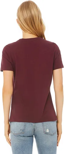 Vista 3 de BELLA+CANVAS - Camiseta de punto relajada para mujer - 6400