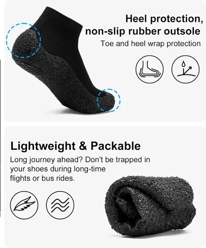 Vista 4 de ALEADER Zapatos de calcetín descalzos para hombres y mujeres - Zapatos de levantamiento cero caída minimalista - Zapatos de agua ultra portátiles