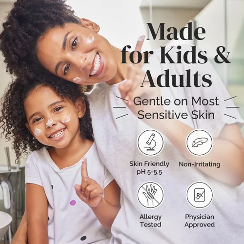 Vista 6 de Puriya Crema Aceptada por la Asociación Nacional de Eczema 2 oz, Alivio para Piel Seca y con Picazón, Loción de Avena Coloidal, Para Niños, Adultos