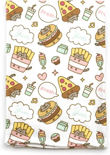 Vista 4 de Pusheen The Cat - Juego de cocina de 3 piezas, soporte para ollas, manopla de horno y toalla