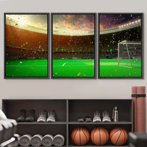 Vista 591 de wall26 Lienzo enmarcado para pared, juego de arte de primer plano, detalles de costuras de béisbol, atletas deportivos, fotografía, moderno