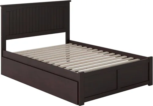 Vista 6 de Atlantic Furniture Nantucket - Cama de plataforma con 2 cajones de cama urbana Espresso