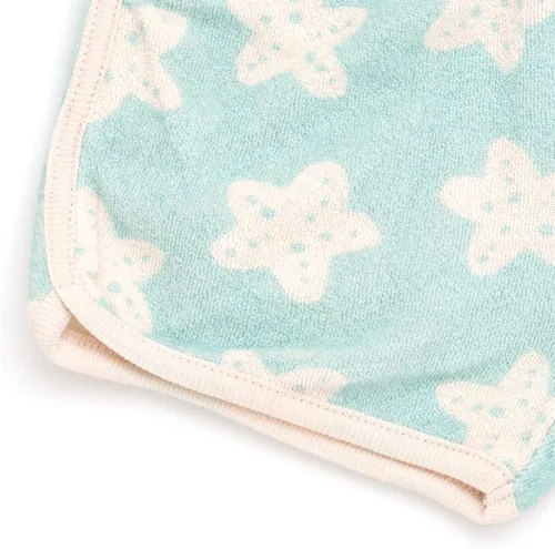 Vista 7 de Disney Minnie Mouse Little Mermaid - Camiseta sin mangas para niñas con diseño de delfín, pantalones cortos y sombrero de 3 piezas, recién nacido a