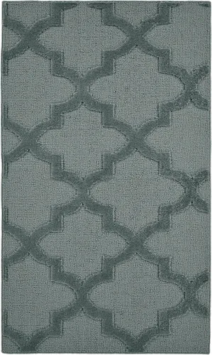 Vista 24 de Alfombra de Área Garland Rug Quatro Negra de 3' x 5' con Diseño de Enrejado Cut-Loop - Suave, Cómoda, Elegante y Económica en un Hermoso Color Negro