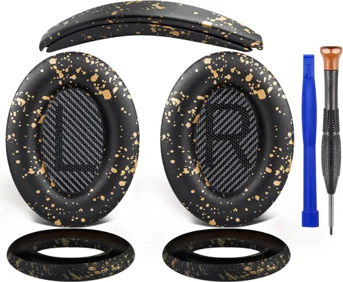 Vista 11 de SOULWIT Kit de repuesto para Bose QC35/QC35 ii - Negro