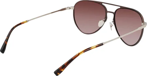 Vista 6 de Lacoste Brown Aviator - Lentes de sol para hombre L243SE 210 58, Marrón