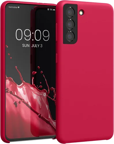 Vista 265 de kwmobile Funda compatible con Samsung Galaxy S9 - Funda de silicona TPU con acabado suave - Blue Reef