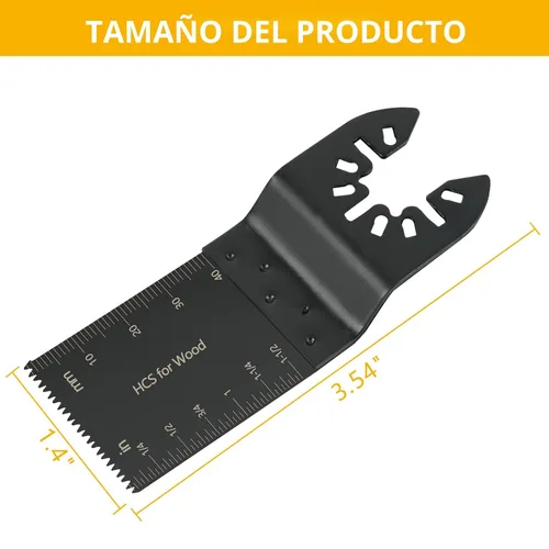Vista 2 de CaRoller 100 Piezas hojas de sierra oscilantes, cuchillas de herramientas oscilantes universales, kits de cuchillas multiherramienta para madera