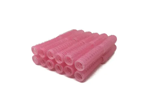 Vista 7 de Paquete de 24 mini rodillos pequeños para el cabello, con ventilación y agarre automático (azul)