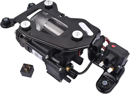 Vista 4 de Bomba de compresor de suspensión neumática con soporte 37206875177 Reemplazo para BMW X5 F15 F85 2013-2018 X6 F16 F86 2014-2019 37206868998