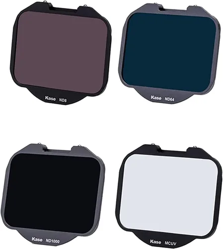 Vista 2 de Kase Kit de filtro de clip 4 en 1 (MCUV/ND8/ND64/ND1000), filtros de protección UV y ND de densidad neutra para cámara Sony Alpha