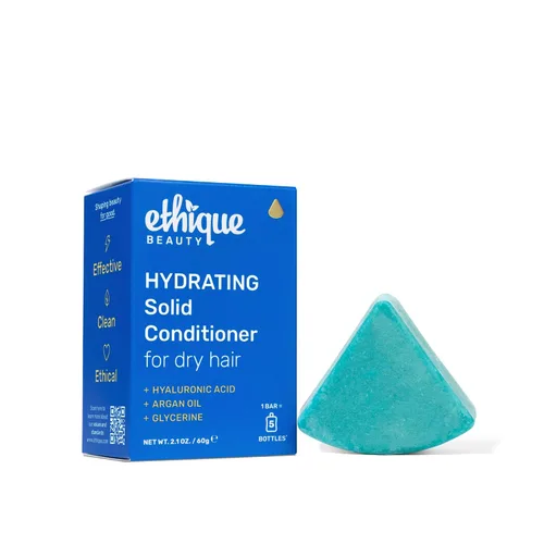 Vista 10 de Ethique Barra de acondicionador suavizante para cabello encrespado con mantequilla de coco, sin plástico, sin crueldad, vegano, 2.12 onzas
