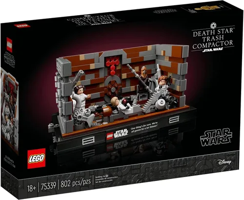 Vista 2 de LEGO Star Wars Death Star - Compactador de basura Diorama 75339 Kit de construcción (802 piezas)
