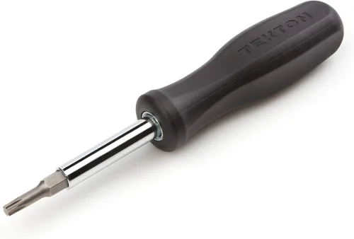 Vista 14 de TEKTON Destornillador multi-punta Phillips/ranurada 6-en-1 (#1 x 3/16 pulgadas, #2 x 1/4 pulgadas, Negro) DMS14001