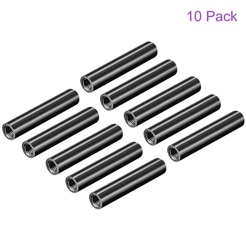 Vista 5 de DMiotech Paquete de 10 columnas espaciadoras de aluminio M3x40mm Separadores redondos Espaciadores Modelo Espaciado Tornillo Poste para RC, Negro