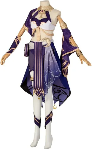 Vista 2 de Candace - Juego de cosplay de Candace, disfraz de Halloween, carnaval, Sumeru, conjunto completo para mujer