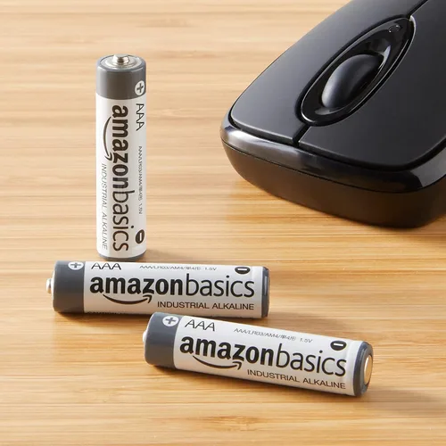 Vista 5 de Amazon Basics - Pilas alcalinas AAA de uso industrial, 1050 unidades (7 paquetes de 150)