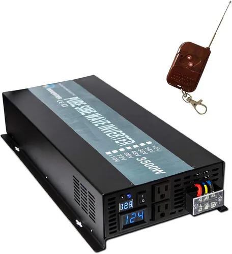 Vista 14 de WZRELB RBP100024VCRT 1000W 24V 120V Inversor de energía solar de onda sinusoidal pura con interruptor de control remoto