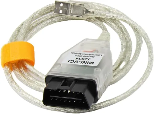 Vista 5 de Mini Vci J2534 Cable para Toyota Adaptador de escáner de conector para Toyota TIS Techstream, 16pin Programación Cable de diagnóstico TIS Techstream