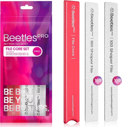 Vista 11 de Beetles Pro - Limas de uñas de grano 100 para uñas acrílicas