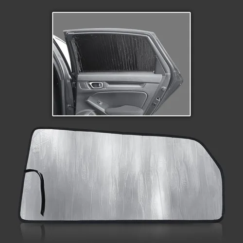 Vista 13 de Galaxy Auto Shield Parasoles de ventana lateral frontal de ajuste personalizado (2 piezas) para Honda Civic Sedan 2022, 2023, 2024 2025, parasol