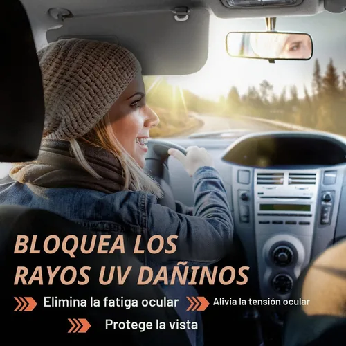 Vista 3 de SAILEAD - Visera solar para el lado izquierdo del conductor compatible con el Toyota Highlander 2008, 2009, 2010, 2012 o 2013, con luz